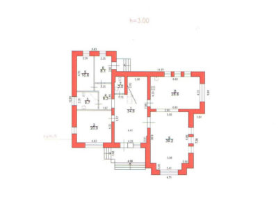 Загородный дом 403,4 м², ул. Невьянская д.16 - План 1-ого этажа
