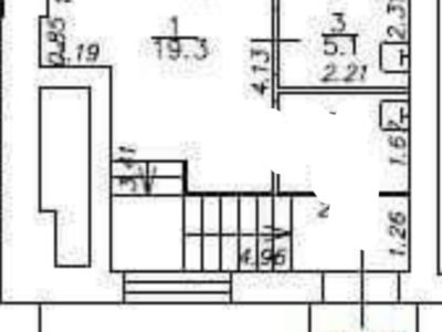 План помещения 25 м², Маршала Казакова 72 к.1