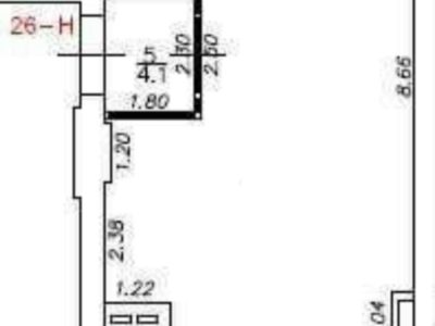 План помещения 80 м², Маршала Казакова 72 к.1