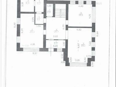 План 1-ого этажа загородного дома 461 м², Воейковское шоссе д.15